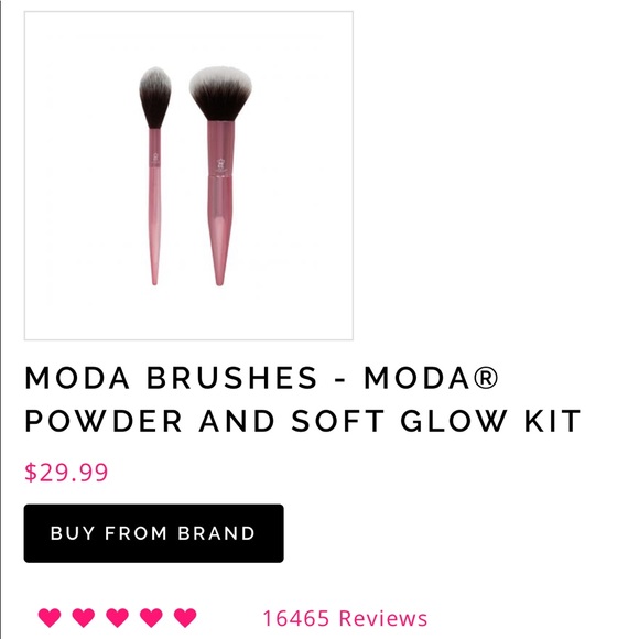 Brand new in the box never been used moda brushes - Picture 3 of 3